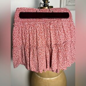 Gap girls floral elastic waist skirt size 10